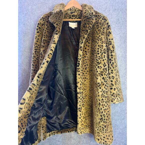 Vintage Worthington Leopard Faux Fur Peacoat, Women’s Size S, Mint Condition Y2K - Picture 3 of 13